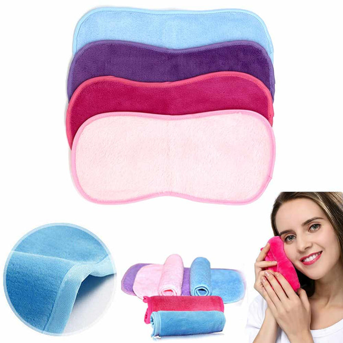 2 Pack Makeup Remover Cloths Makeup Removal Face Cleansing Reusable Pads Clean