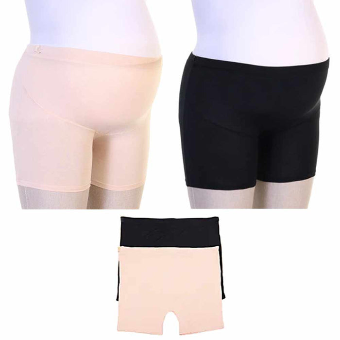 2 Pc Womens Seamless Maternity Shapewear High Waist Motherhood Underwear L/XL