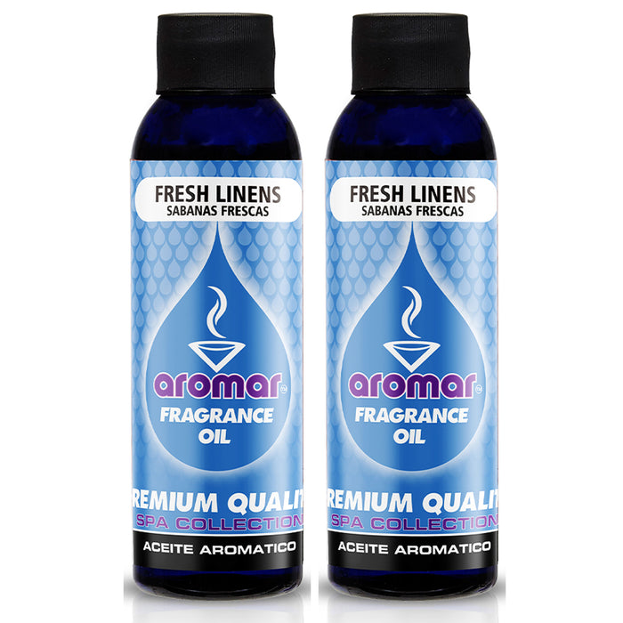 2 Pc Fresh Linens Fragrance Oil Aroma Diffuse Aromatherapy Air Freshener 4 Oz