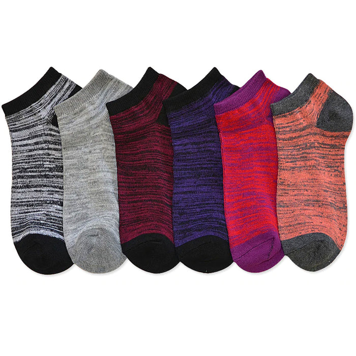 6 Pairs Low Cut Breathable Ankle Classic Athletic Sport Running Socks Size 9-11