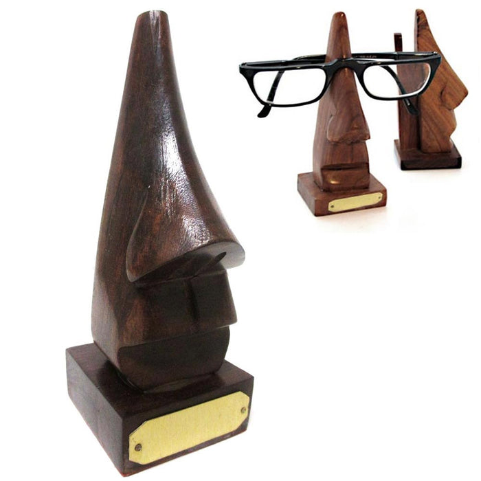 Nose Shaped Spectacle Holder Stand Face Shaped Specs Eyeglass Holder Stand 6.5"