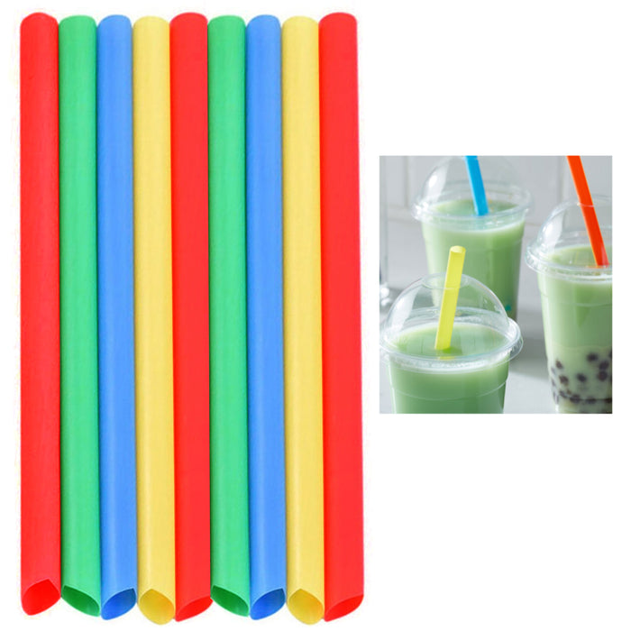 100 Extra Wide Jumbo Straws Boba Bubble Tea Drinking Milkshake Smoothie Slushy