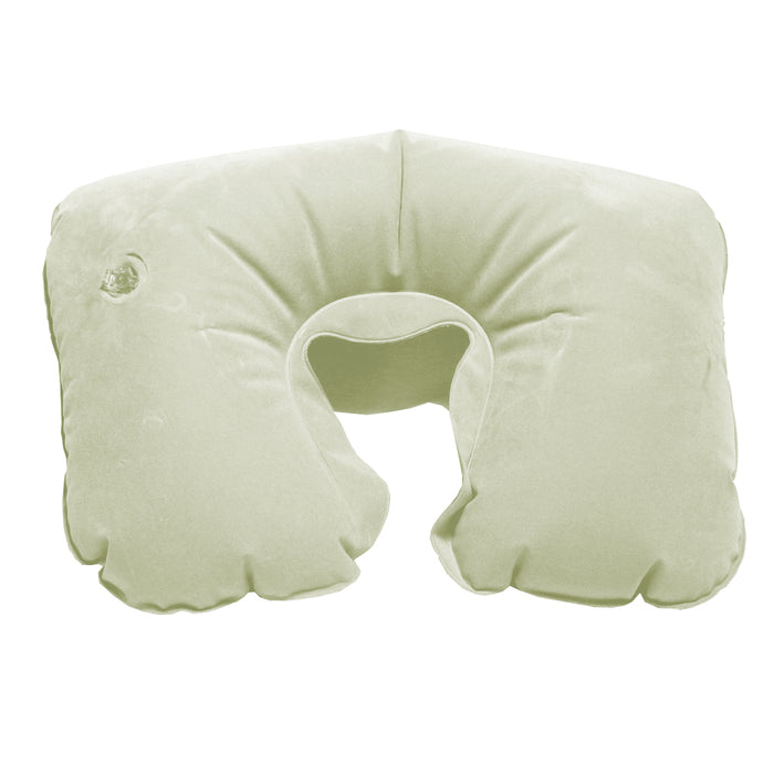 Inflatable Travel Pillow Neck Air Cushion U Rest Compact Plane Spa Car New Soft