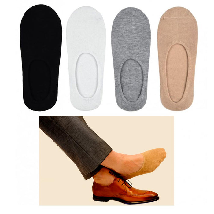 3 Mens Loafer Foot Cover Ankle Socks Invisible Boat Liner Low Cut Footies 10-13