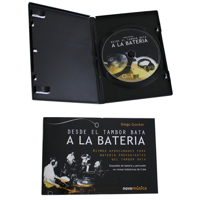 DVD Desde El Tambor Bata A La Bateria by Diego Gosiker Learn Play Drums Cuban