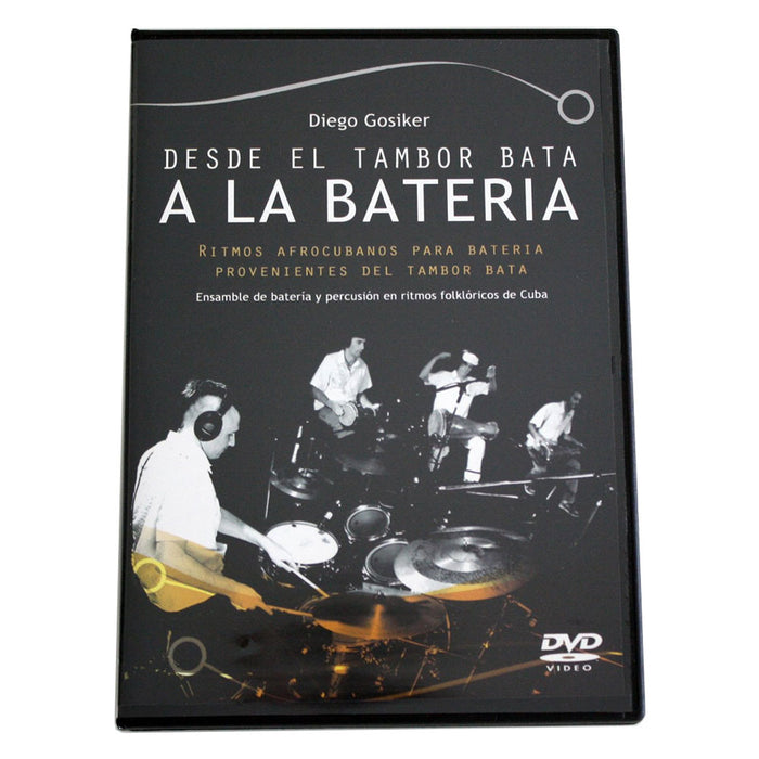 DVD Desde El Tambor Bata A La Bateria by Diego Gosiker Learn Play Drums Cuban