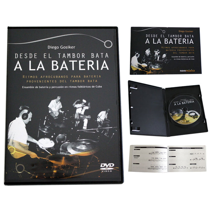 DVD Desde El Tambor Bata A La Bateria by Diego Gosiker Learn Play Drums Cuban