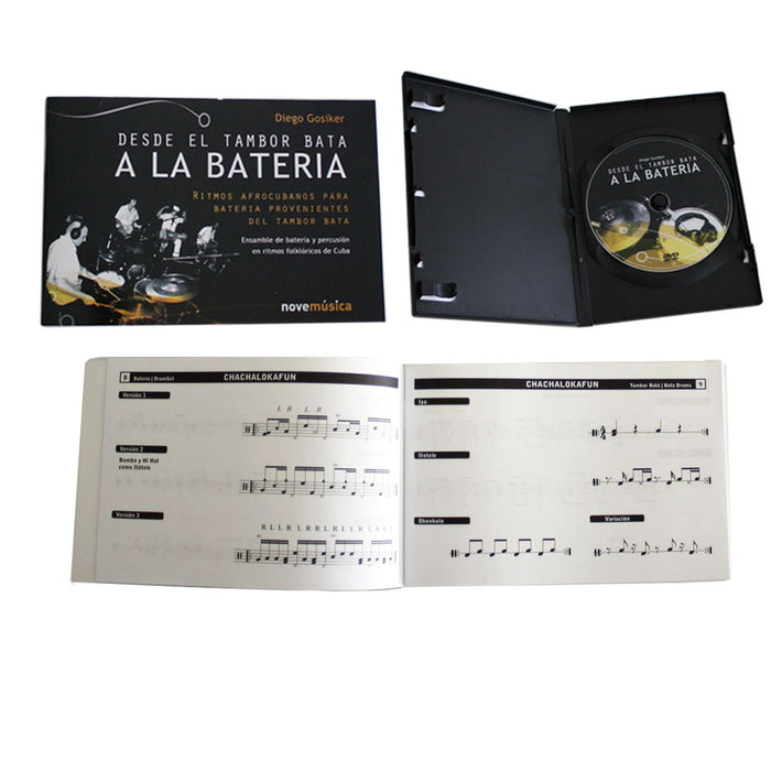 DVD Desde El Tambor Bata A La Bateria by Diego Gosiker Learn Play Drums Cuban