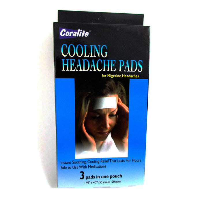 6PC Cooling Migraine Patch Headache Pads Soothing Pain Relieving Therapy Relief