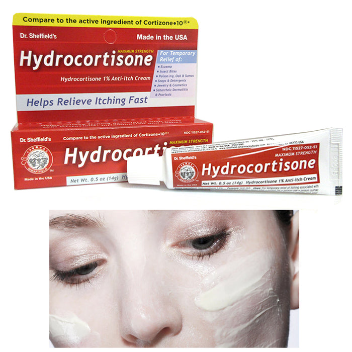 2 Pc Hydrocortisone Cream Ointment Maximum Skin Protectant Rash Itchiness Relief