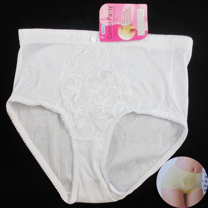 Women Panty Tummy Control Slim High Waist Shaper Girdle Shapewear Underwear Wh L