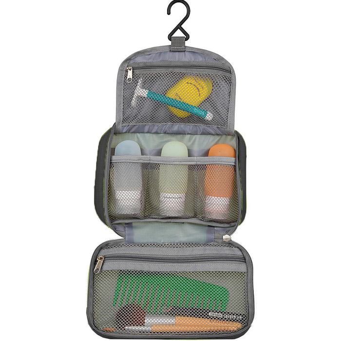 Compact Hanging Toiletry Travel Bag Kit Case Organizer Shaving Black Travelon !