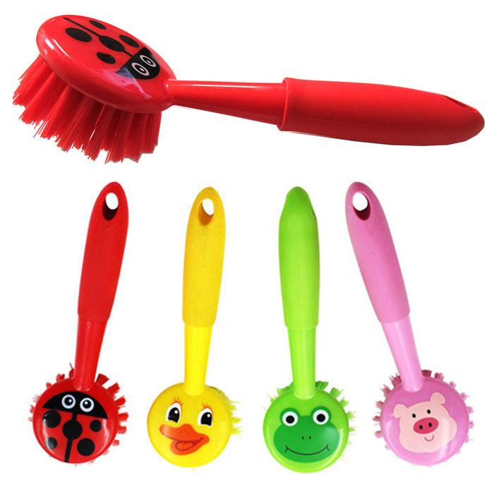 1 Pc Animal Design Scrub Brush Vegetable Cleaning Potato Fruit Cleaner Scrubber