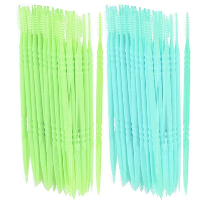 1000 Ct Dental Floss Toothpicks Braces Brush Picks Flossers Interdental Bristles