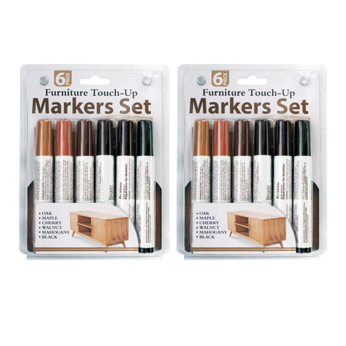 12 Pc Furniture Touch Up Marker Pen Wood Wax Scratch Repair Filler Remover Fix