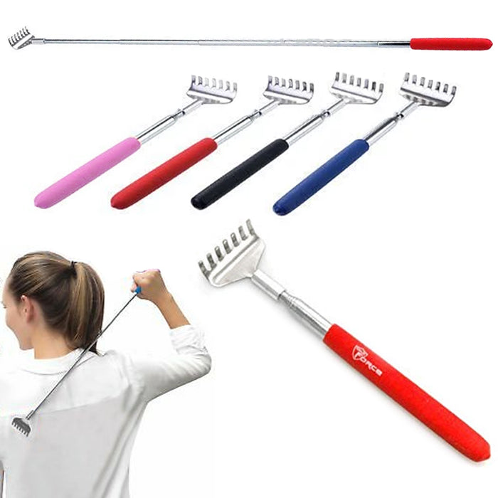 2PC Telescoping Back Scratcher Extendable Metal Telescopic  Massager Extends 27"