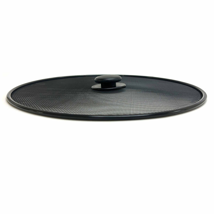 1 Mesh Splatter Screen Frying Pan Lid Cover 11" Popping Grease Guard Shield Knob