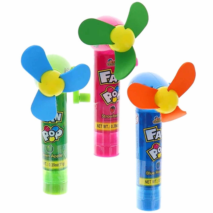 2 Pc Fan Pop Sucker Candy Filled Treats Kids Party Favor Loot Bag Basket Filler