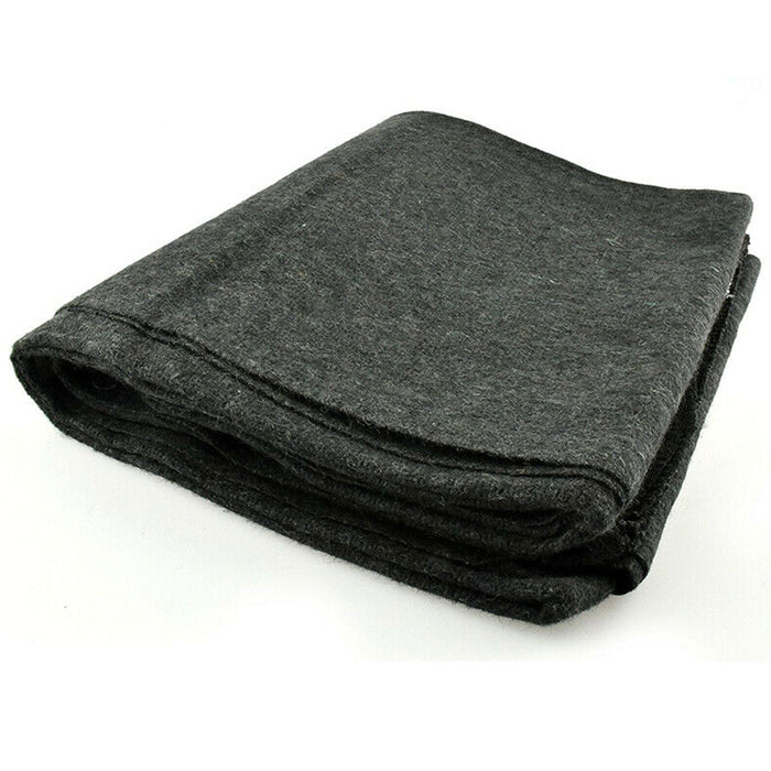 1 Wool Blanket Outdoor Cover Military Camping Survival Warm 51"x80" 2lbs Large