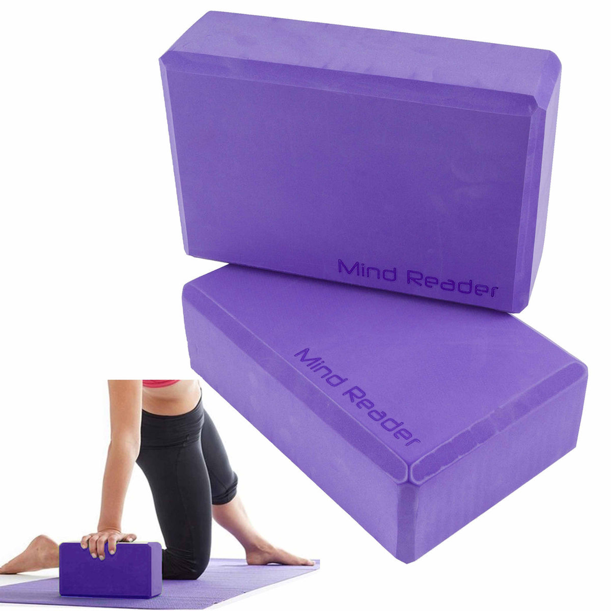 2 Eva Yoga Block Balance Exercise Brick Prop Accessories Stretch Pilate  Support