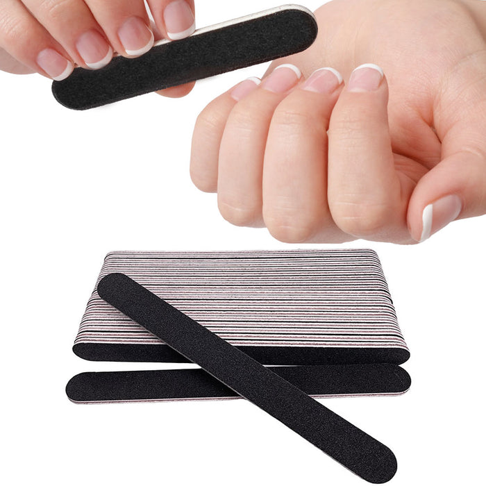 120 Bulk Nail Files Emery Boards Buffer Fingernails Toenails Salon Manicure 4.5"