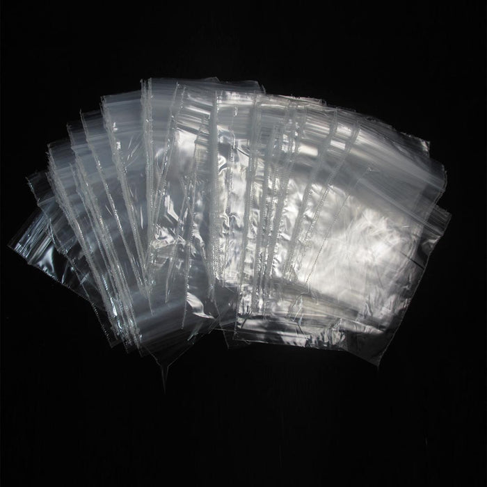 200 Poly Bags 2"Wx3"H Reclosable Clear Plastic Small Baggies Beads 2Mil