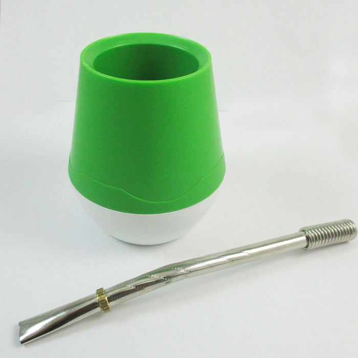 SIMPLE MATE CUP AS FASTING PARTNET SMALL WITH STRAW SET 2722