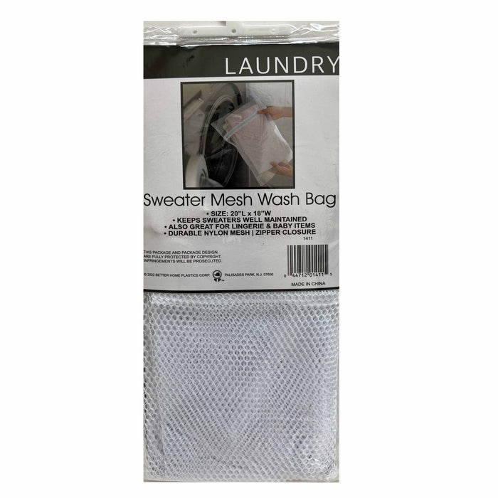 Mesh Laundry Bag Hosiery Stockings Wash Net Sweater Lingerie Underwear Socks 20"