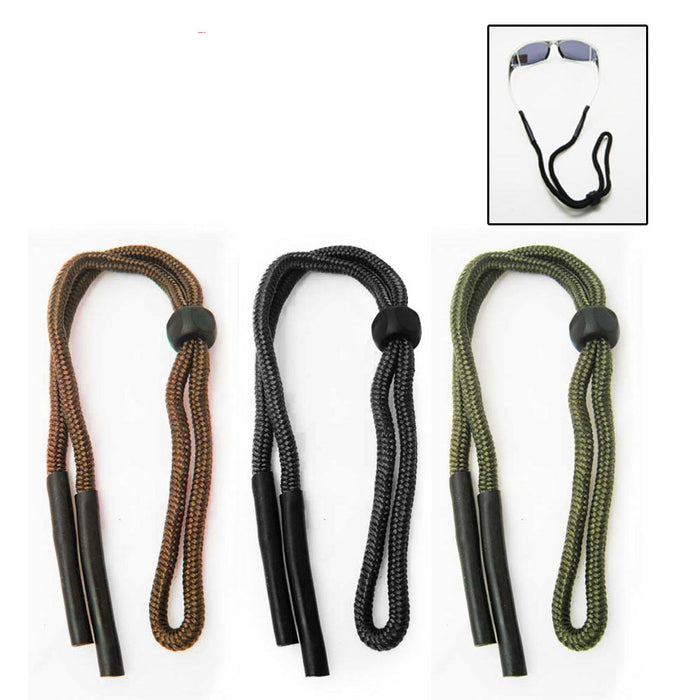 3 New Glasses Sunglasses Neck Strap Cord Eyeglasses Lanyard Retainer Safe Sports