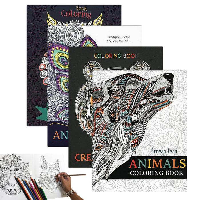 Animal Coloring Books for Adults Relaxation: Cool Adult Coloring