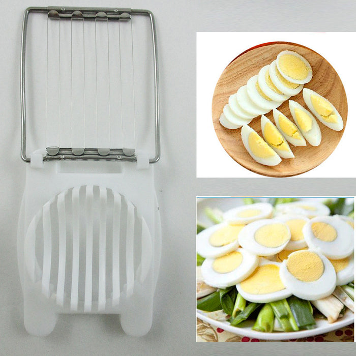 Boiled Egg Slicer Tool Mushroom Kitchen Cutter Cheese Mold Tool Cut Sectioner !!