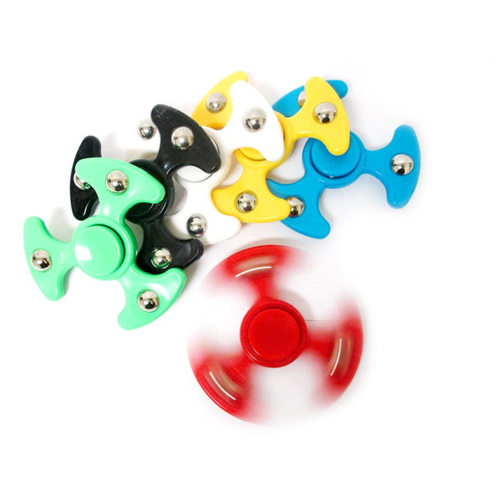 1 Fidget Hand Spinner Top Toys Metal Plastic EDC Desk Tri-Finger Spiner Dreamed