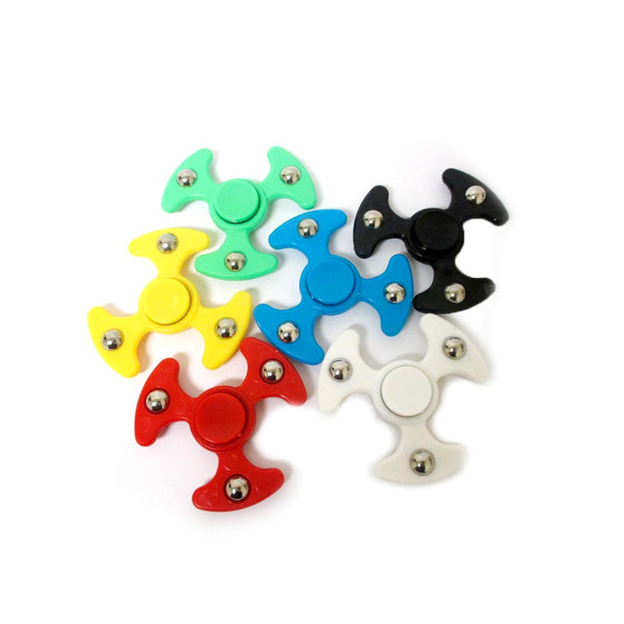 1 Fidget Hand Spinner Top Toys Metal Plastic EDC Desk Tri-Finger Spiner Dreamed