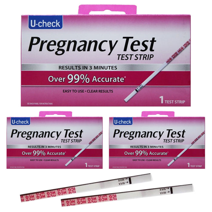 3 Pk Home Pregnancy Tests Over 99% Accurate Easy Read Clear Results HCG Testing