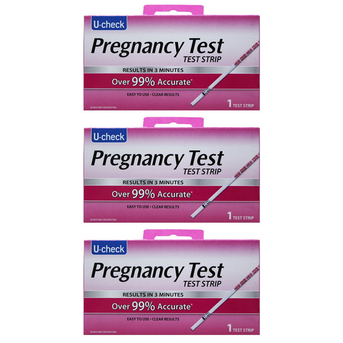 3 Pk Home Pregnancy Tests Over 99% Accurate Easy Read Clear Results HCG Testing