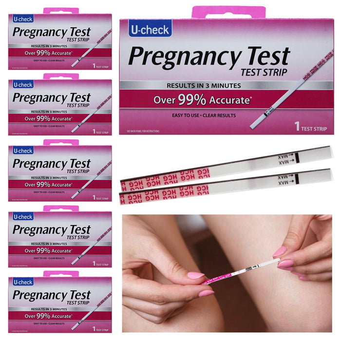 6 Pk HCG Pregnancy Tests Strips Over 99% Accurate Testing Fast Results At Home