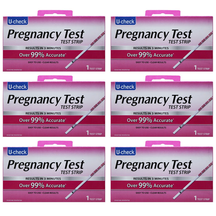 6 Pk HCG Pregnancy Tests Strips Over 99% Accurate Testing Fast Results At Home