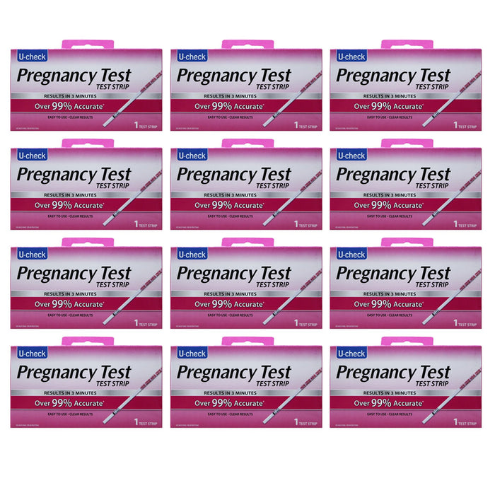 12 Pk Rapid Detection Pregnancy Tests HCG Strips Over 99% Accurate Home Results