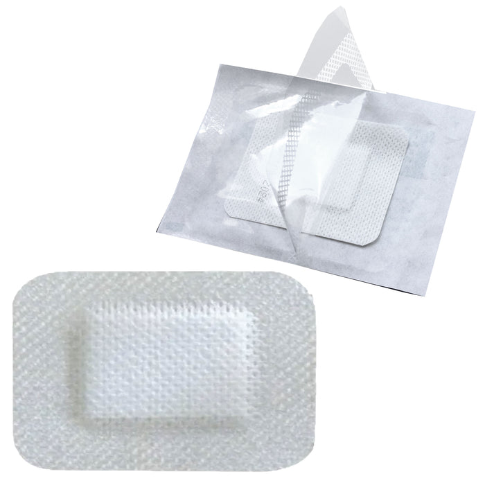 12 PC Adhesive Bandage Dressing Pads First Aid Kit Sterile Non Stick Wound Care