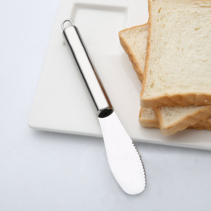 2 Pc Stainless Steel Sandwich Spreader Knife Butter Jam Cheese Knives Wide Blade