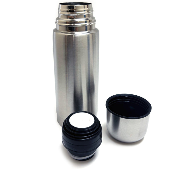 Vacuum Flask Coffee Bottle Thermo Stainless Steel 12 Hrs Hot Cold Travel 12 Oz