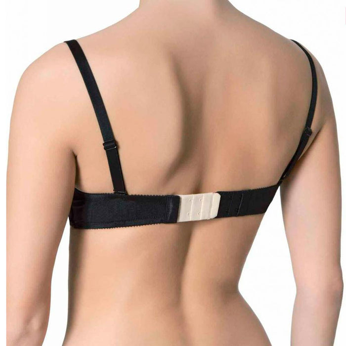 6 Pc Elastic Bra Extenders Womens Soft Extension Strap Adjustable 2 Hooks 2 Rows