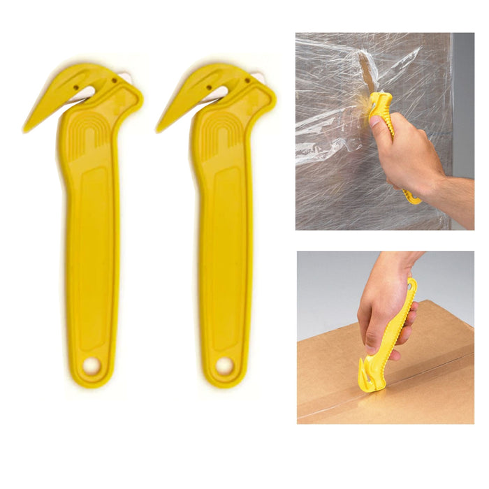 Safety Blade Hook Style Cutter Knife Box Dual Blade Opener Package Slide Helper