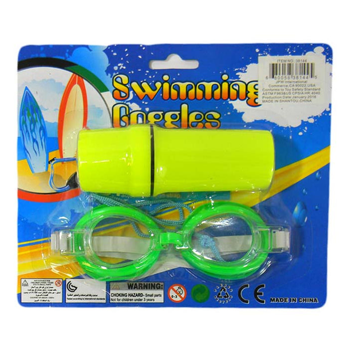 4 Pc Kids Swimming Goggles Swim Glasses Anti Fog Adjustable Straps No Leaking