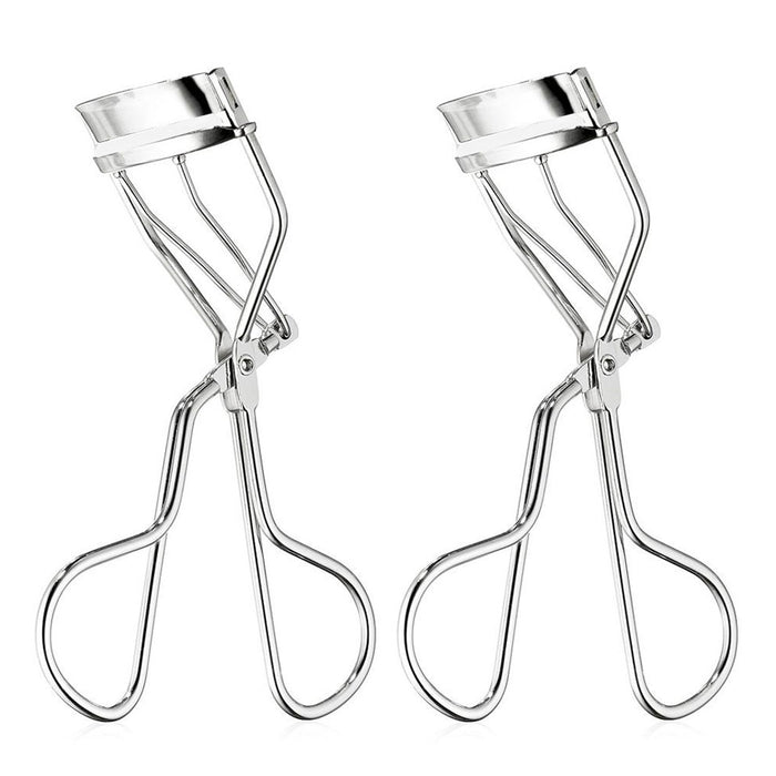 2x Professional Eyelash Curler Curl Clip Cosmetic Makeup Refill Pad Tweezer Tool