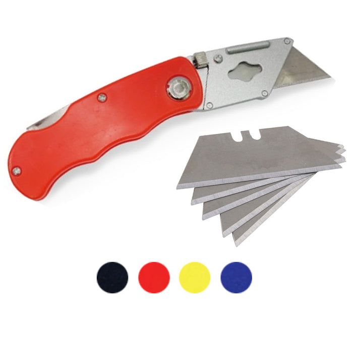 1 Folding Lock Back Utility Knife Replacement Blade Cutter Tool Survival Camping