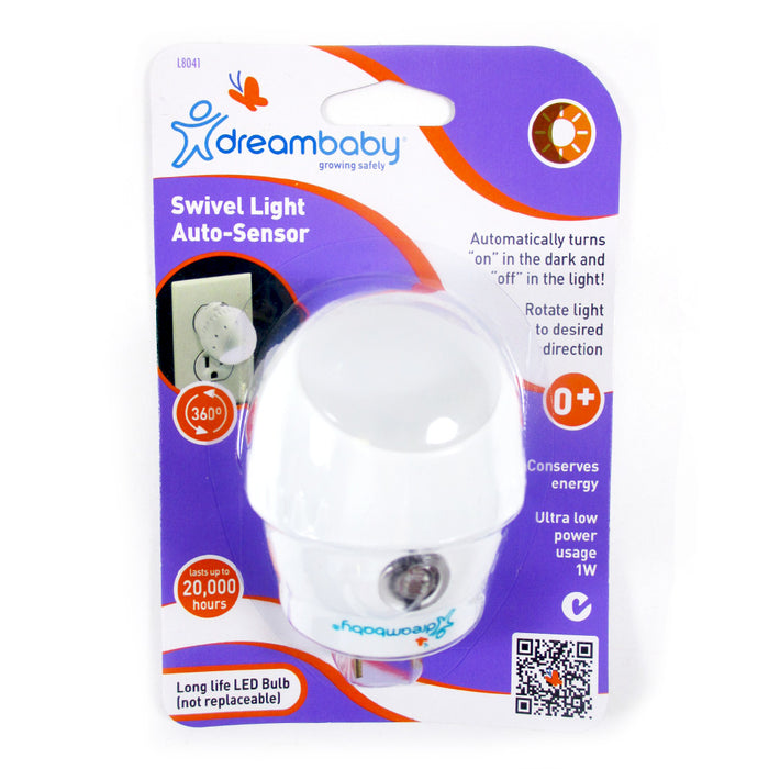 Dreambaby Swivel Auto Sensor Night Light 360 Energy Efficient Long Life Led