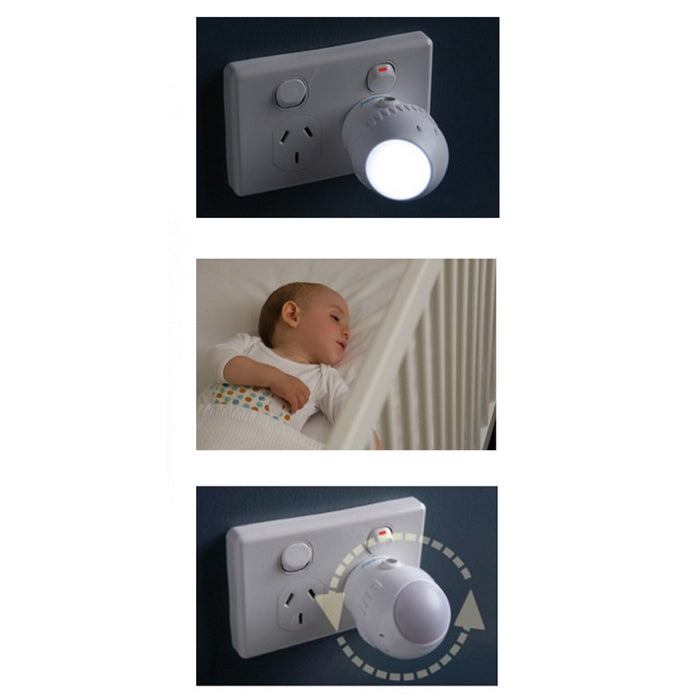 Dreambaby Swivel Auto Sensor Night Light 360 Energy Efficient Long Life Led