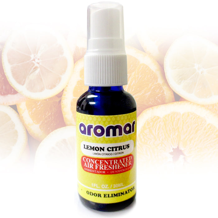 1 Lemon Citrus Air Freshener Spray Concentrated Home Car Room Odor Eliminator