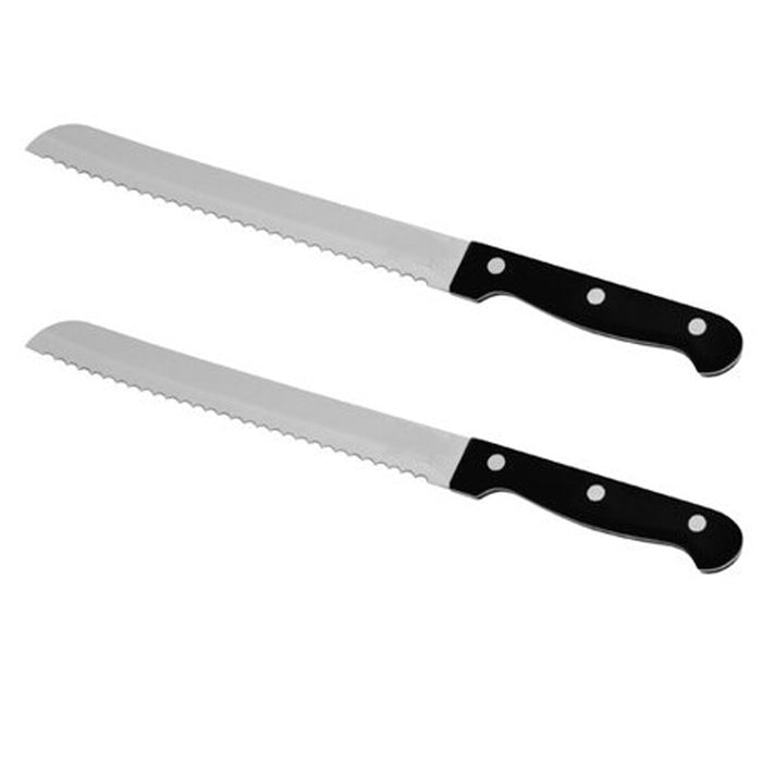 2 X 8 inch Bread Knife Sharp Stainless Steel Serrated Edges Blade Loaf Slicer